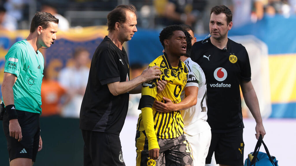 Fehlt dem BVB erneut: Julien Duranville Fehlt dem BVB erneut: Julien Duranville
