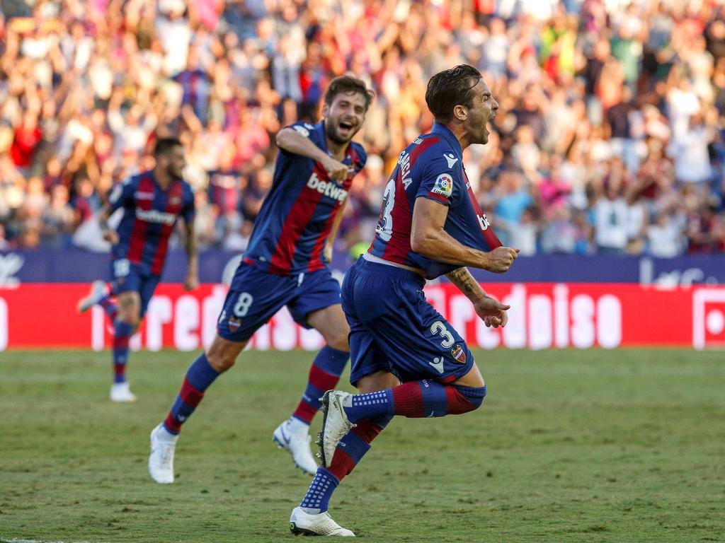 Toño García marcó el gol de la victoria del Levante. (Foto: Imago)