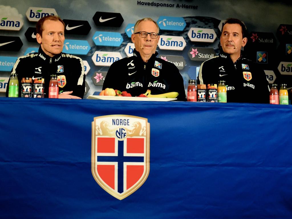 Lars Lagerbäck (Mitte) will mit Norwegen noch einiges erreichen