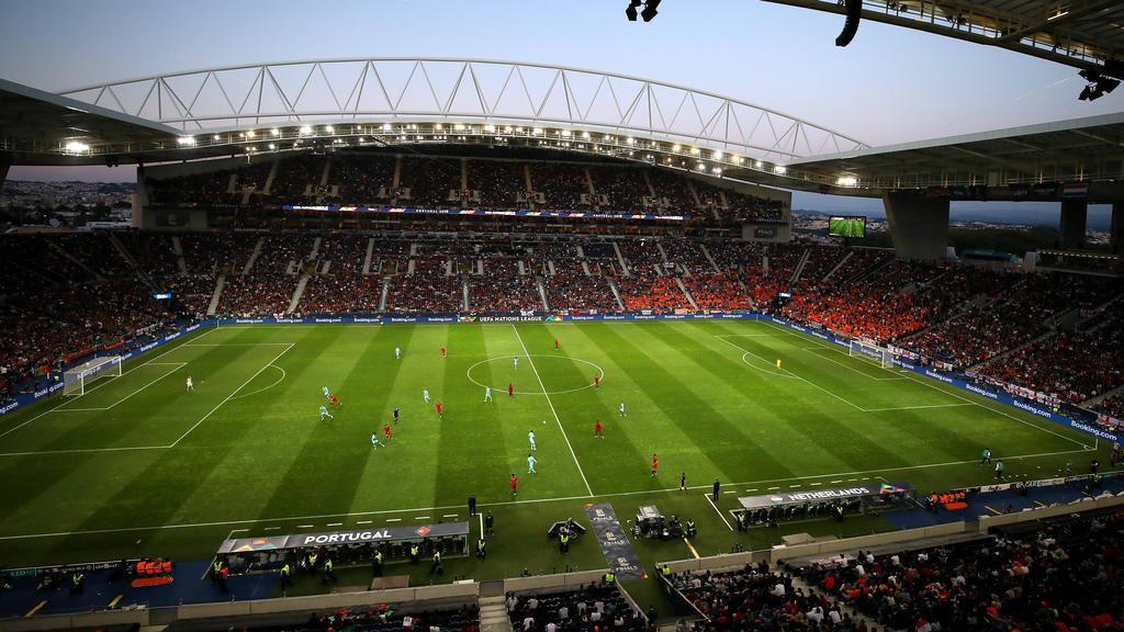 Imagen del Estadio do Dragao de Oporto.