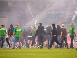 Unschöne Szenen beim Wiener Derby