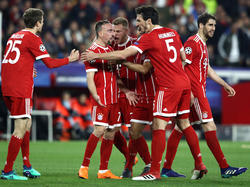 Der FC Bayern München steht mit einem Bein im Halbfinale der Champions League