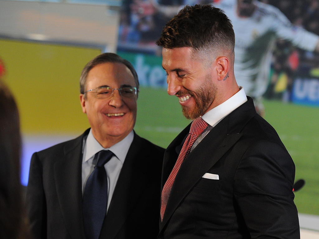 Ramos y Florentino Pérez en una imagen de archivo. (Foto: Getty)