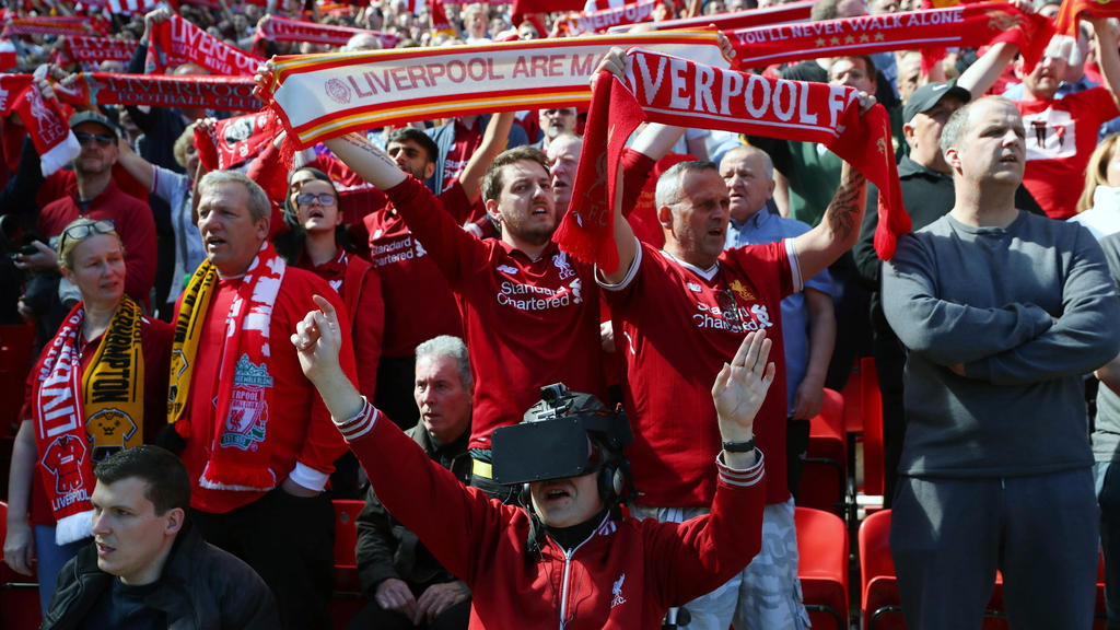 Fans des FC Liverpool beim Champions-League-Finale in der Überzahl Fans des FC Liverpool beim Champions-League-Finale in der Überzahl