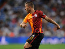 Lukas Podolski stand wieder für Galatasaray auf dem Rasen