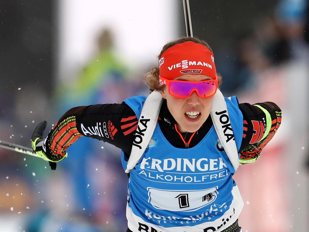 Laura Dahlmeier leistete sich drei Schießfehler in Norwegen Laura Dahlmeier leistete sich drei Schießfehler in Norwegen