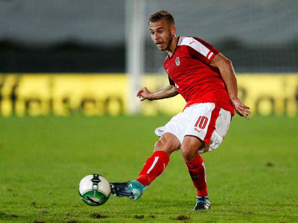 Sandi Lovrič trug sich beim 4:0-Auswärtssieg in Albanien doppelt in die Schützenliste ein