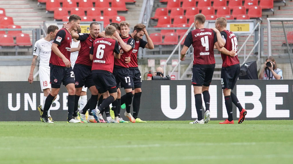 Der 1. FC Nürnberg darf auf den Ligaverbleib hoffen