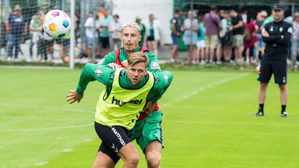 Noch stehen Friedl und Füllkrug für Werder Bremen gemeinsam auf dem Feld
