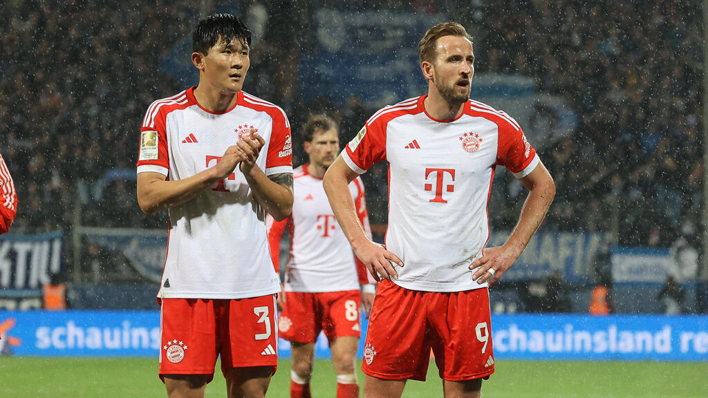 Minjae Kim (l.) und Harry Kane kamen im Sommer 2023 zum FC Bayern