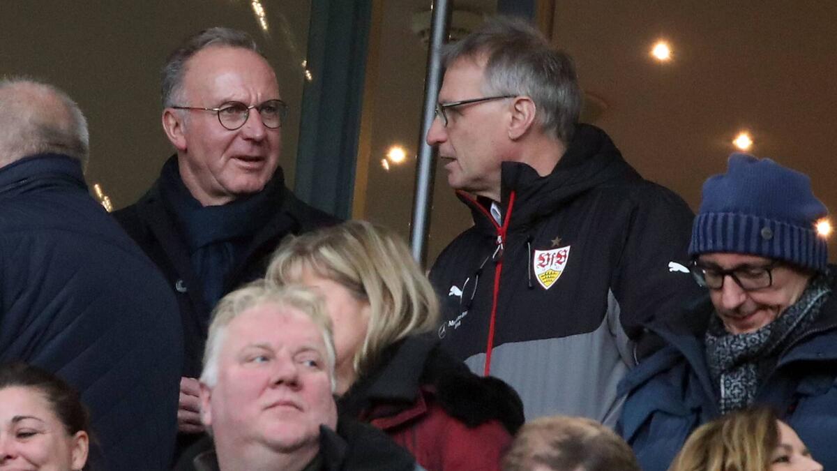 Michael Reschke (re.) war früher als Technischer Direktor beim FC Bayern tätig