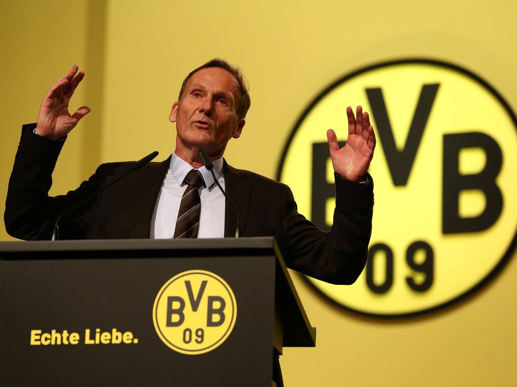 Hans-Joachim Watzke betonte die steigende Popularität des BVB