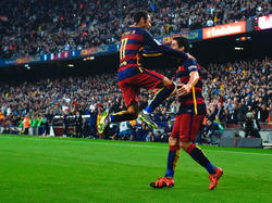 Neymar (l.) und Luis Suárez sind für die letzten 20 Ligatore des FC Barcelona verantwortlich