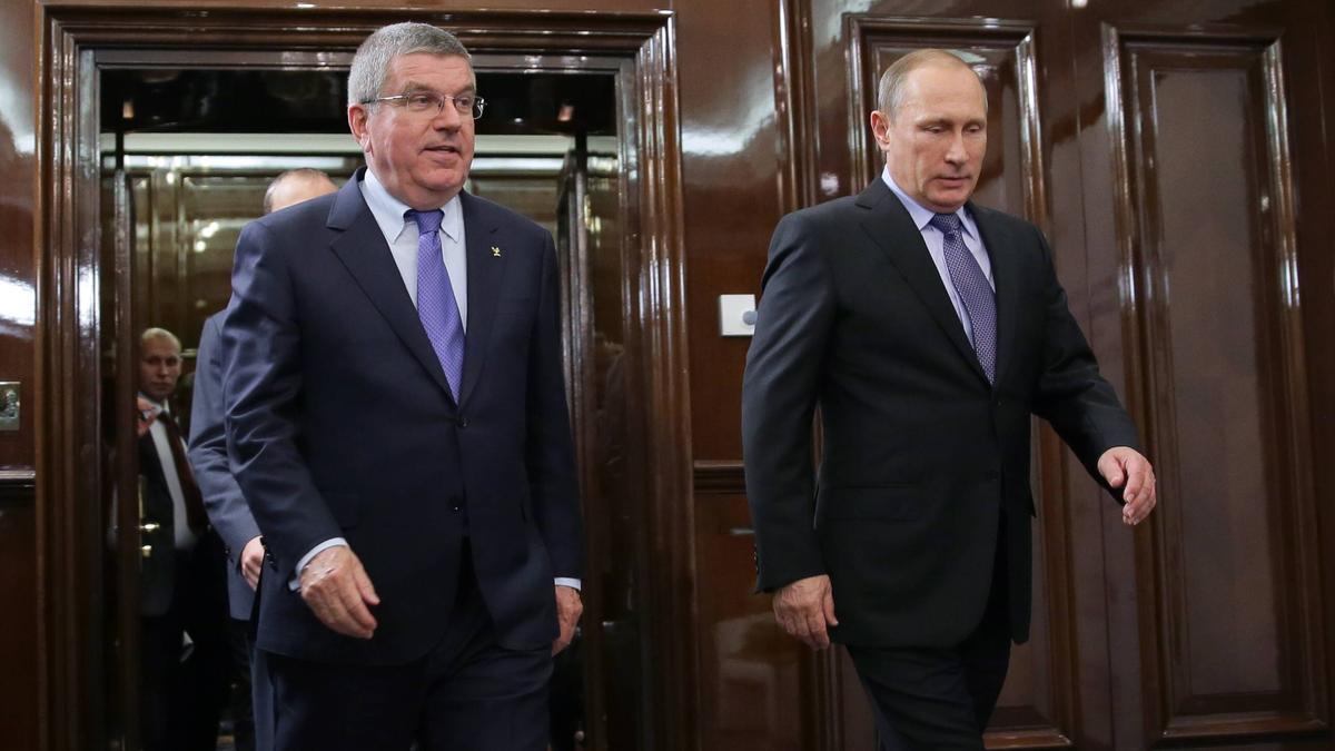 Auch IOC-Boss Thomas Bach konnte nicht mehr anders und kritisierte Vladimir Putin