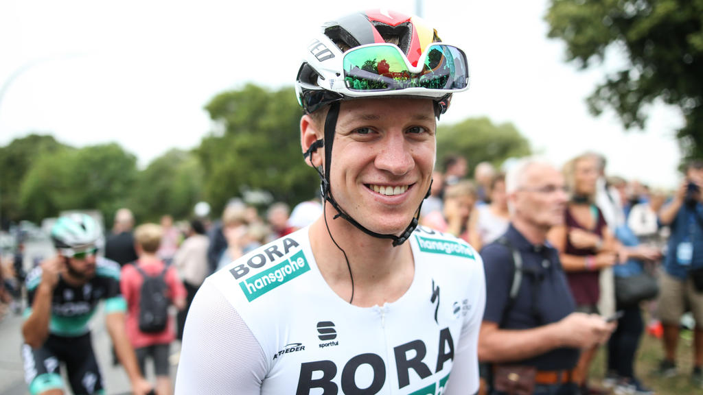 Pascal Ackermann beendet die achte Etappe auf Platz drei Pascal Ackermann beendet die achte Etappe auf Platz drei
