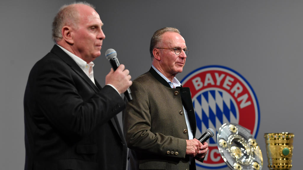 Uli Hoeneß und Karl-Heinz Rummenigge vom FC Bayern stehen in der Kritik