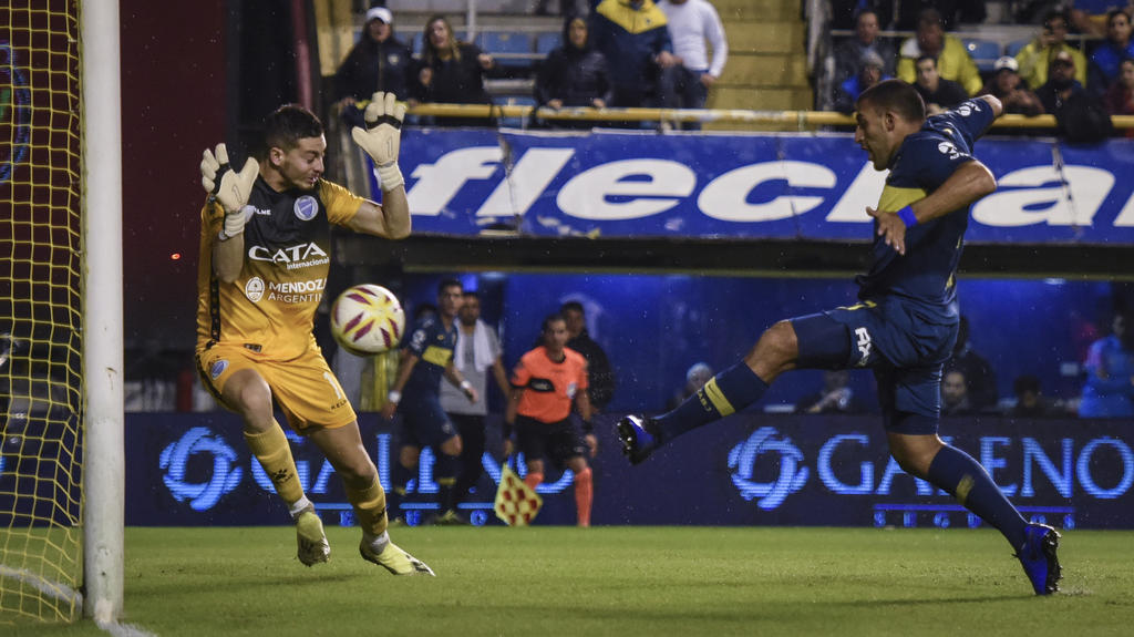Ramón Ábila marcó el marcador en la Bombonera. (Foto: Getty)