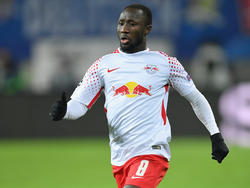 Naby Keita wird in der Rückrunde noch für Leipzig am Ball bleiben