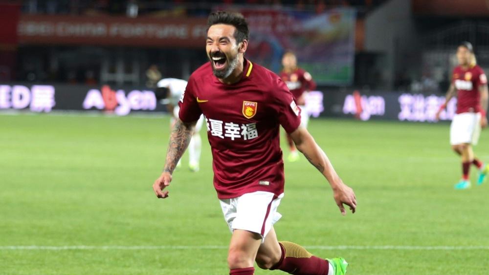 Ezequiel Lavezzi spielte bis zuletzt in China Ezequiel Lavezzi spielte bis zuletzt in China
