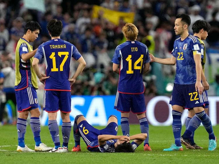 Japans Spieler mussten das WM-Aus hinnehmen