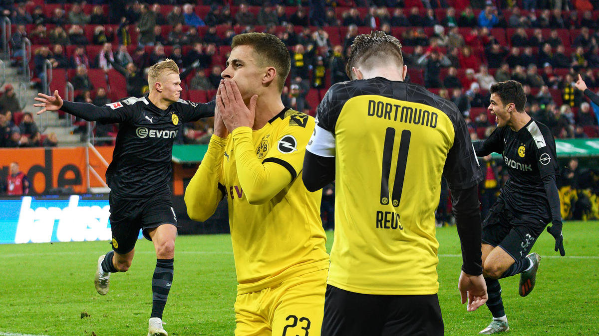 Erling Haaland (r.) und Gio Reyna (r.) setzen die BVB-Platzhirsche unter Druck Erling Haaland (r.) und Gio Reyna (r.) setzen die BVB-Platzhirsche unter Druck