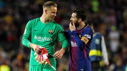 Barca spielt in der Champions League ohne ter Stegen und Messi
