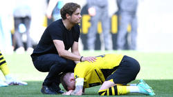 BVB-Trainer Edin Terzic zeigte nach der verspielten Meisterschaft Emotionen
