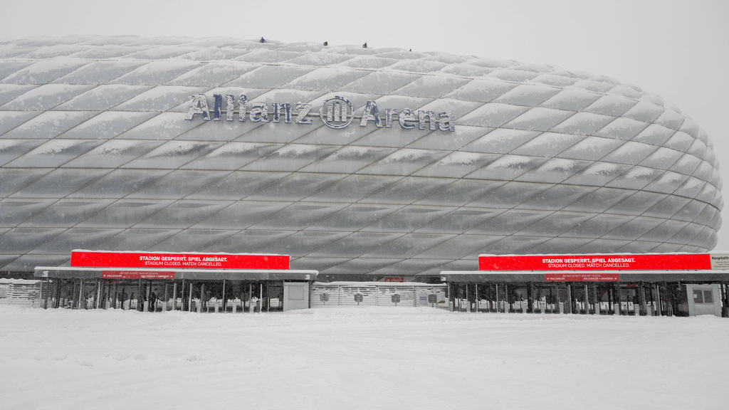 Der Wintereinbruch machte dem FC Bayern einen Strich durch die Rechnung