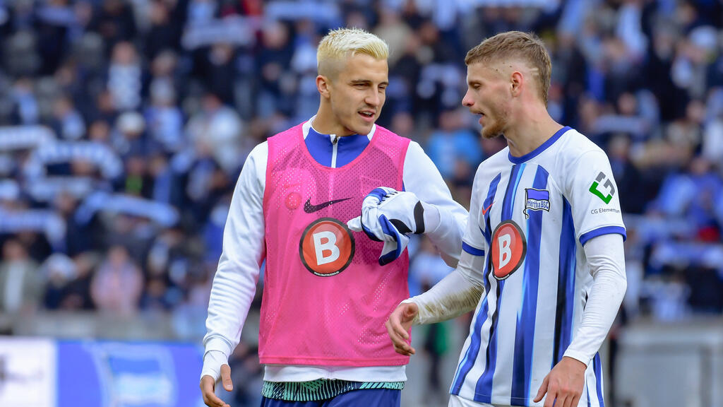 Könnten bald getrennte Wege gehen: Marc-Oliver Kempf und Marton Dardai stehen vor einem Abschied von Hertha BSC