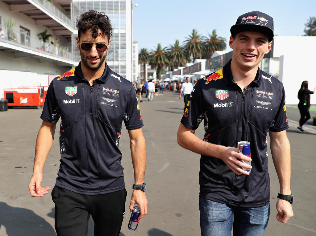 Ein gutes Team: Daniel Ricciardo (li.) und Max Verstappen (re.) Ein gutes Team: Daniel Ricciardo (li.) und Max Verstappen (re.)