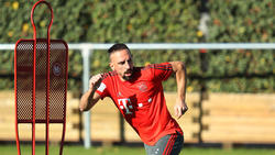Franck Ribéry arbeitet nach einer Wirbelblockade an seinem Comeback beim FC Bayern München