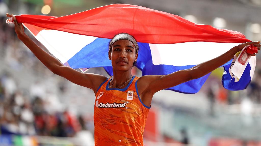 Sifan Hassan feierte ihren zweiten WM-Titel in Doha Sifan Hassan feierte ihren zweiten WM-Titel in Doha