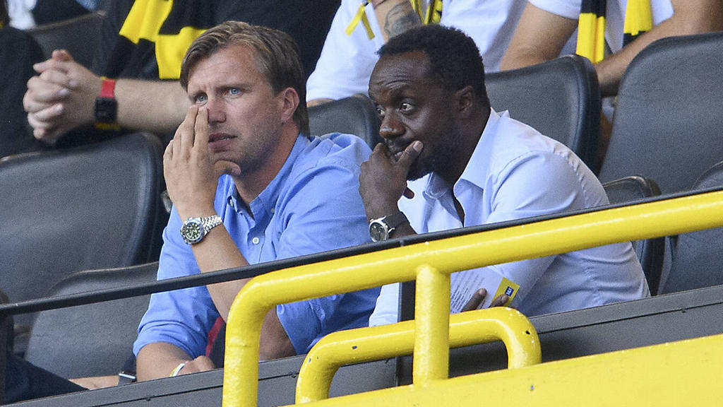 Ben Manga (r.) arbeitet seit 2016 für Eintracht Frankfurt Ben Manga (r.) arbeitet seit 2016 für Eintracht Frankfurt