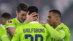 Dodi Lukebakio (M.) vom VfL Wolfsburg trifft besonders gerne gegen den FC Bayern