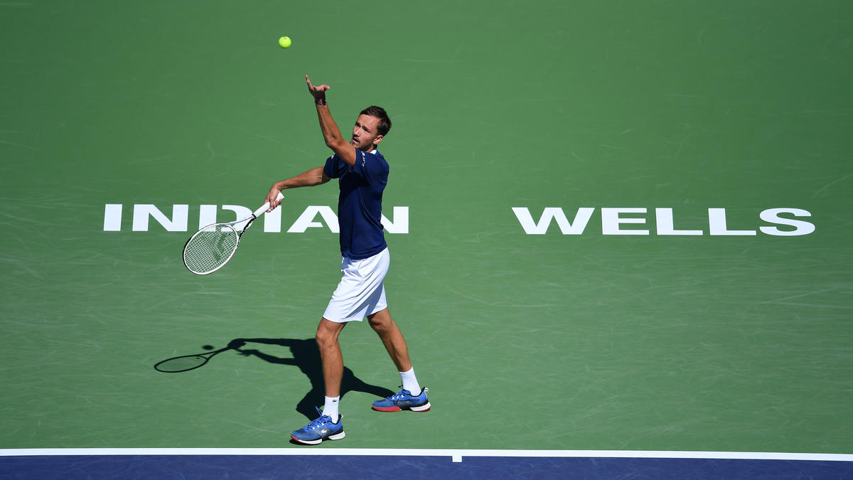 Daniil Medvedev flog bei den Indian Wells früh aus dem Turnier