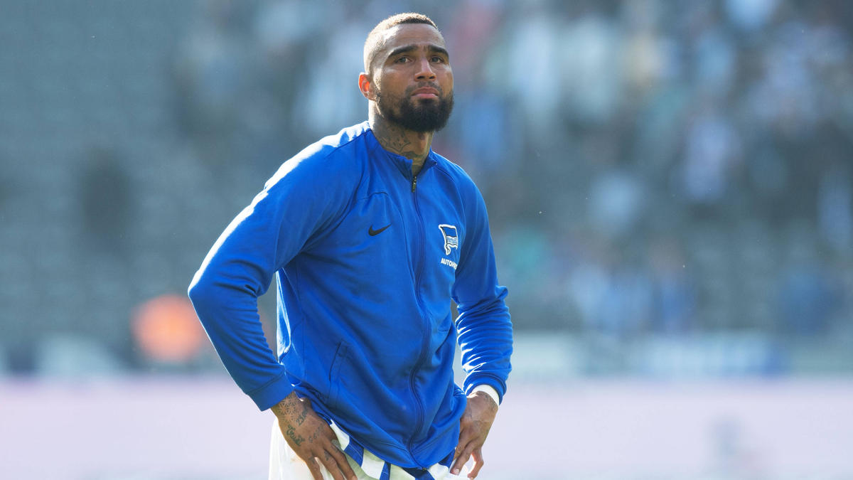 Kevin-Prince Boateng steht mit Hertha BSC als Absteiger fest