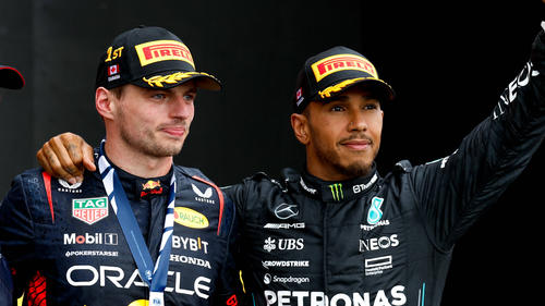 Formel-1-Ikonen unter sich: Verstappen und Hamilton