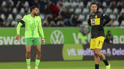 Lukas Nmecha (li.) spielt beim VfL Wolfsburg, Felix Nmecha beim BVB