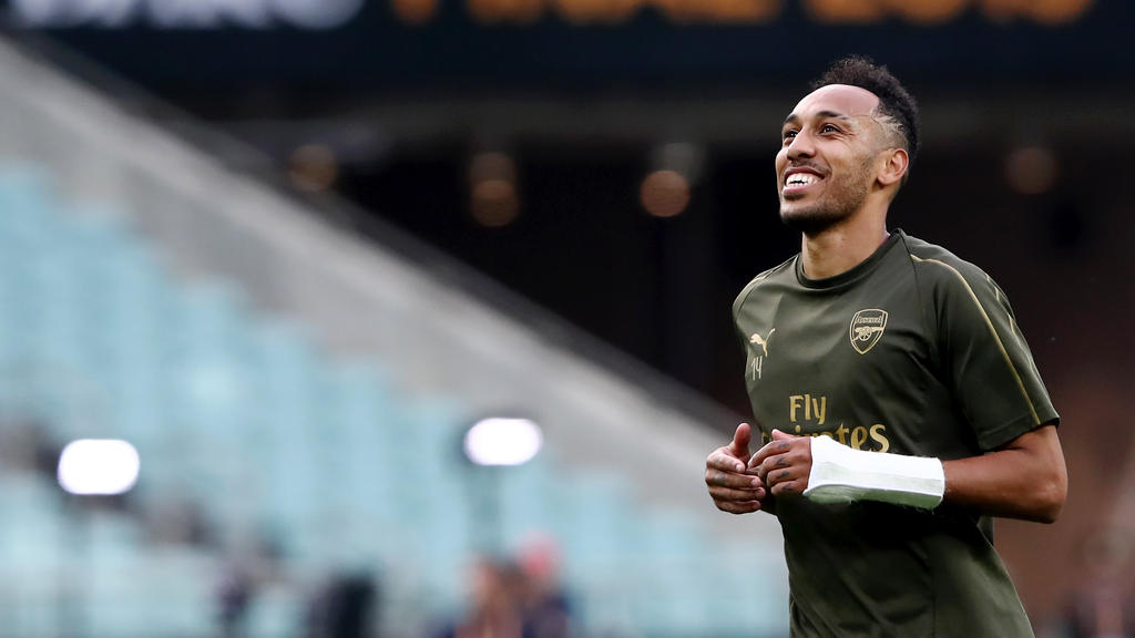 Pierre-Emerick Aubameyang wird bei Manchester United gehandelt Pierre-Emerick Aubameyang wird bei Manchester United gehandelt