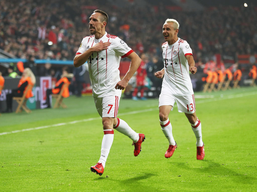 Frank Ribery también se subió al carro de los goleadores. (Foto: Getty)