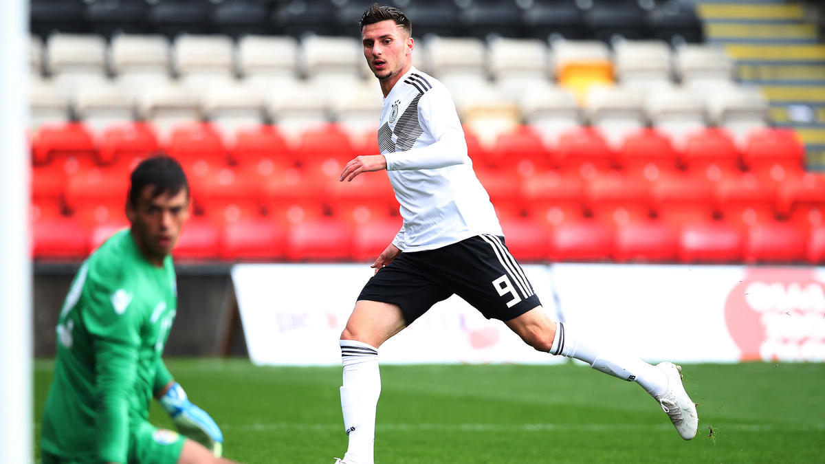 Leon Dajaku traf doppelt für die DFB-Youngster Leon Dajaku traf doppelt für die DFB-Youngster