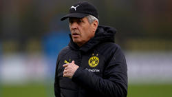 Lucien Favre hat über die Saisonziele des BVB gesprochen