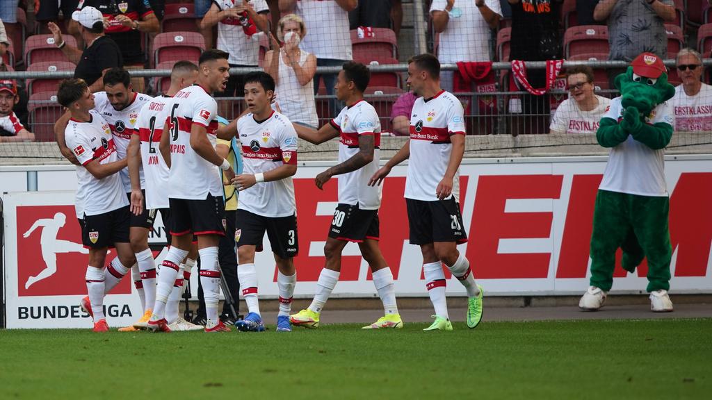 Die VfB-Stars konnten fünf eigene Treffer bejubeln