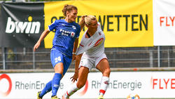 Bayer Leverkusen verpflichtet Viktoria Pinther (l.)