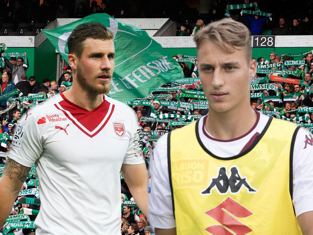 Grégory Sertić (l.) und Manuel De Luca stehen angeblich im Fokus von Werder Bremen
