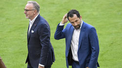 Hasan Salihamidzic (r.) arbeitete bis zu diesem Sommer mit Karl-Heinz Rummenigge zusammen