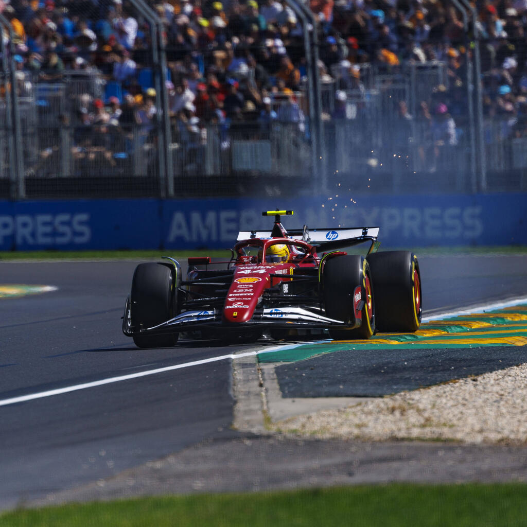4. Platz: Lewis Hamilton (Ferrari) - Note: 2,0