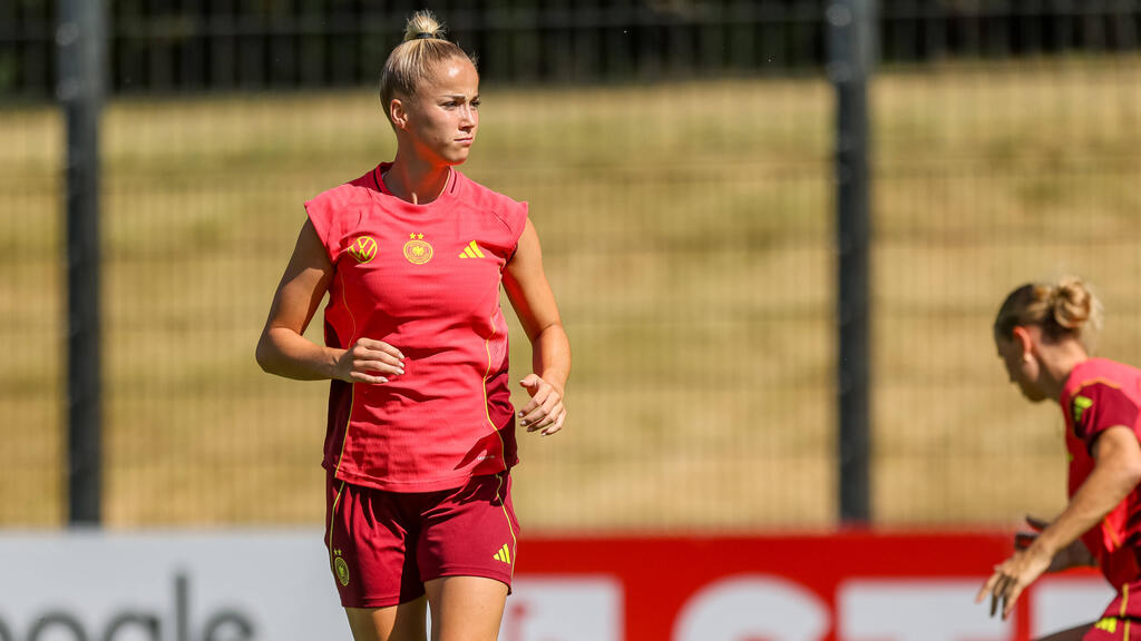 Giulia Gwinn greift mit den DFB-Frauen bei der EM an