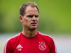 Ajax-trainer Frank de Boer tijdens het trainingskamp van zijn ploeg in Oostenrijk. (29-06-2015)