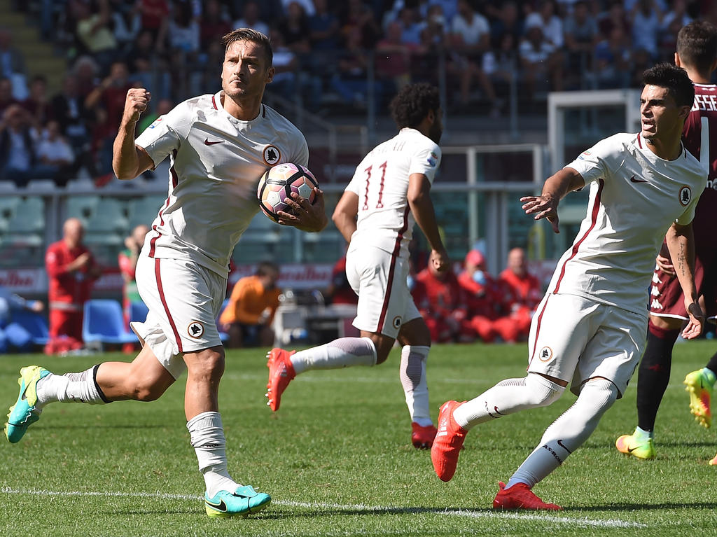 Francesco Totti erreichte in seiner Karriere den nächsten Meilenstein